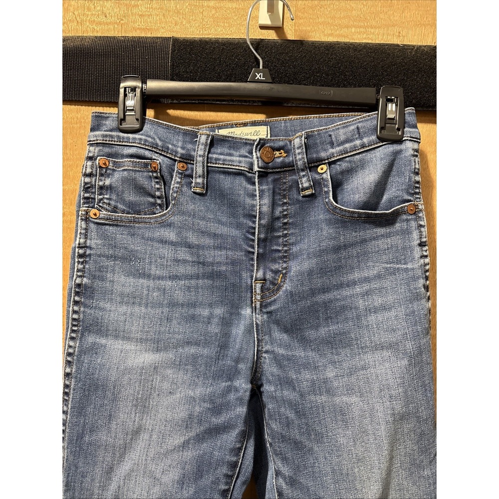 madewell 10 inch high rise skinny stretch jeans‎ 26 Tall